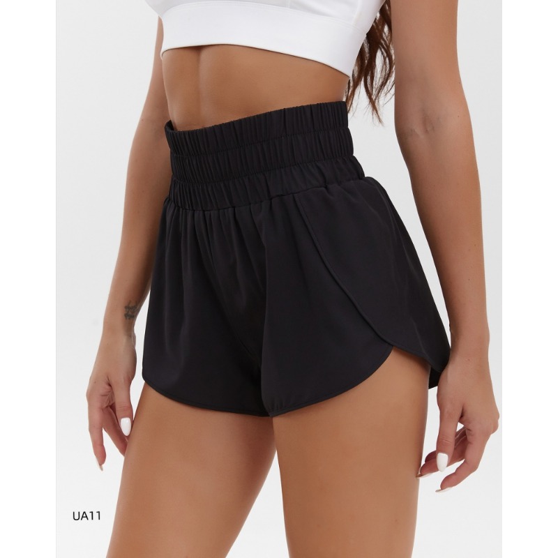 Badminton Outdoor - Shorts esportivos femininos para yoga, cintura