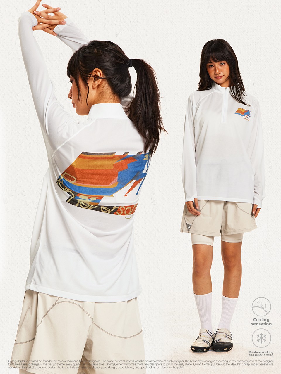 CryingCenter Camiseta de Manga - Badminton Logo avaliação e preço