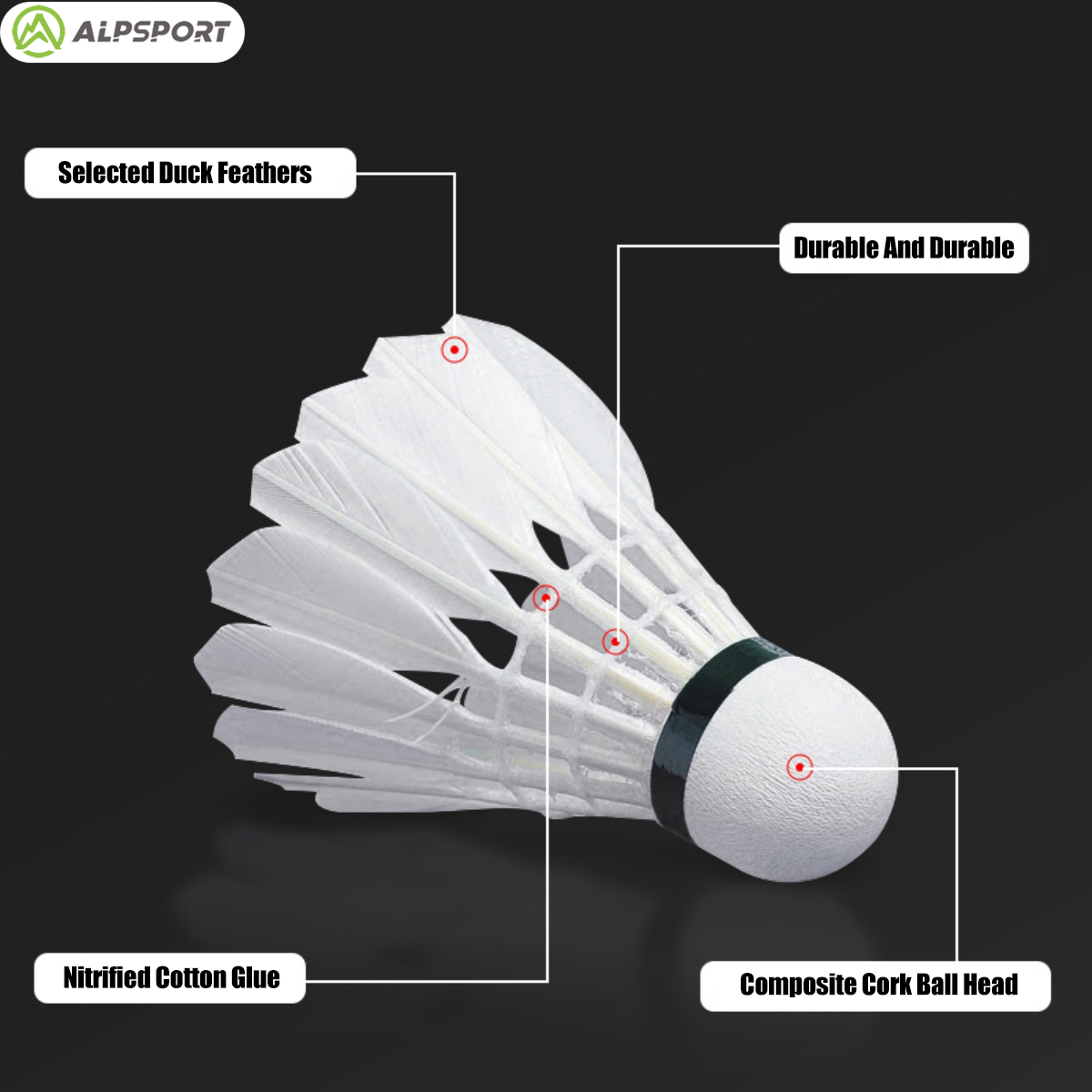 Alpsport 303 penas de pato bra - Badminton Youtube avaliação e preço