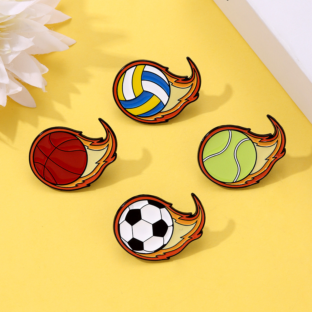 Novo Broche de Esmalte Fofo e  - Badminton Logo avaliação e preço
