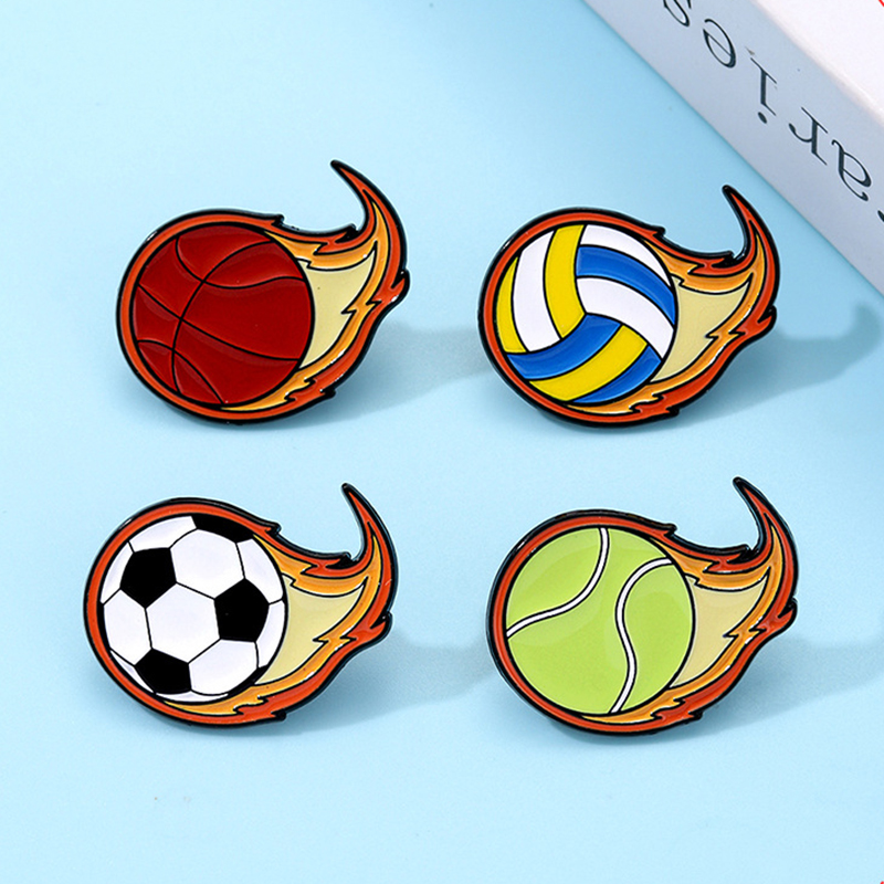 Novo Broche de Esmalte Fofo e  - Badminton Logo avaliação e preço